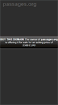 Mobile Screenshot of passages.org